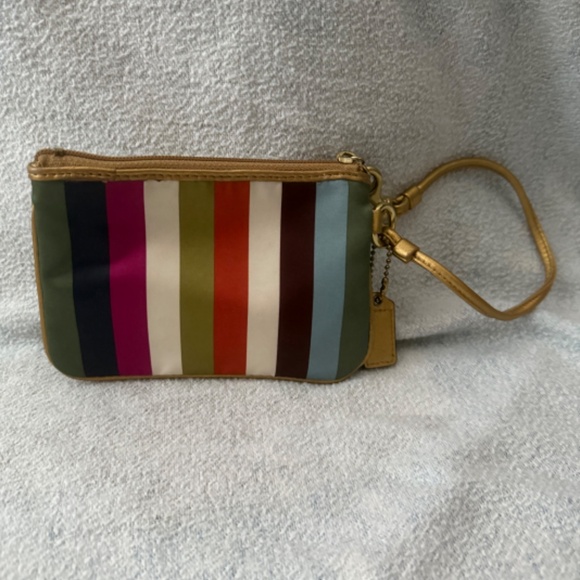 Julia Legacy Stripe Wristlet (rare) - Picture 3 of 3
